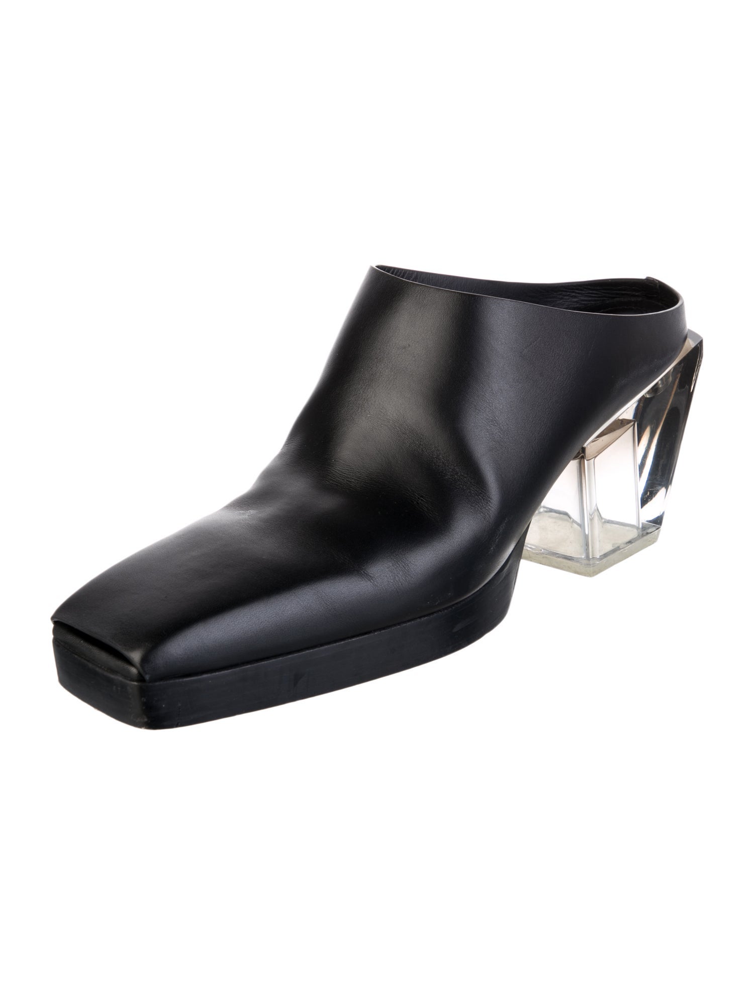 Rick Owens Leather Slippers